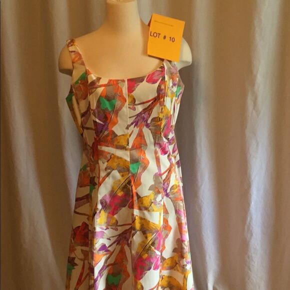 NINE WEST sleeveless cotton dress in size 10 - Picture 3 of 8